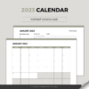 2023 Monthly Calendar